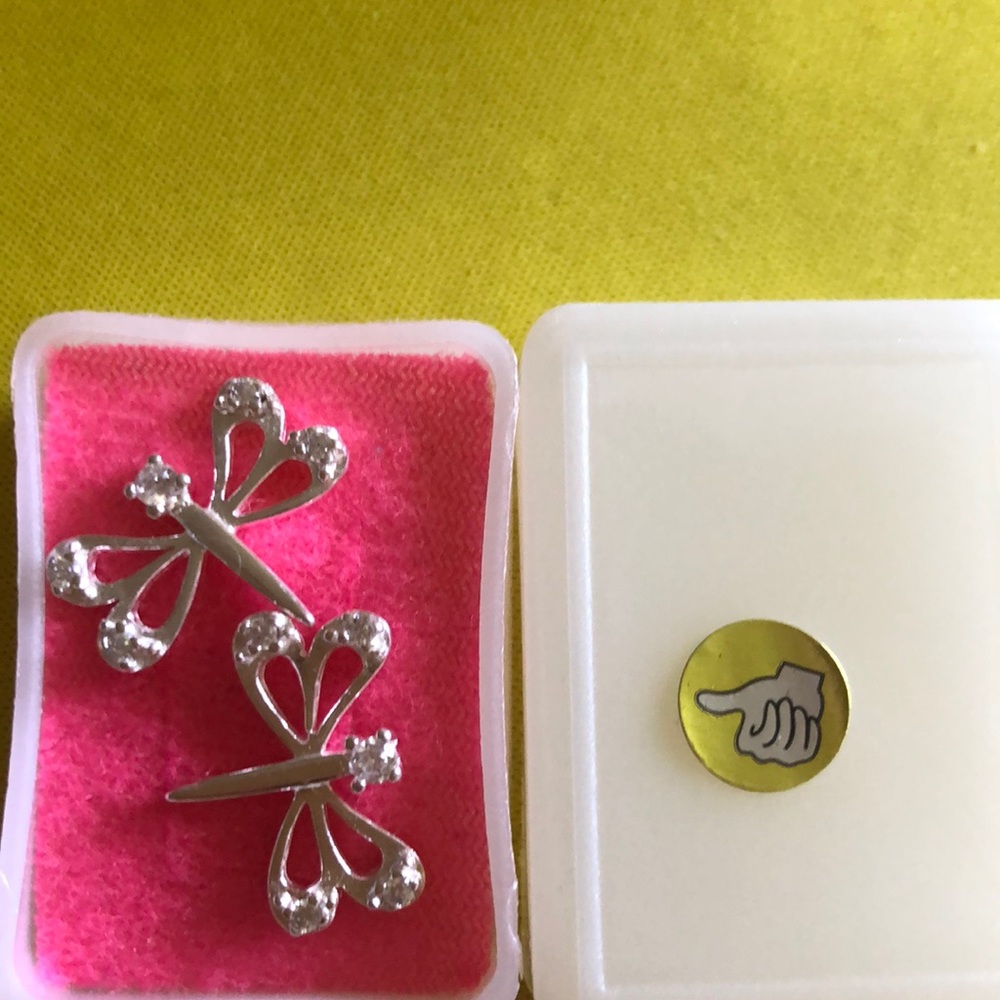Fireflies earrings, silver.925 new